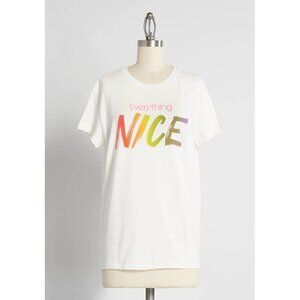 New - ModCloth All's Swell T-shirt Size Medium